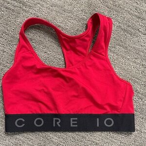 Core 10 Women's Red Sports Bra